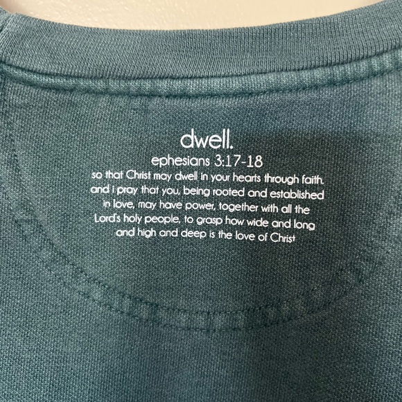 Christian Comfort Colors Sweatshirt Forrest Green Medium - Picture 3 of 3